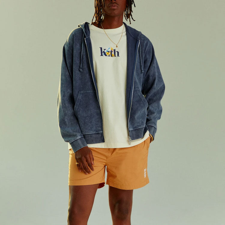 KITH Williams III Hoody Jacket 'Washed Navy' KH2706-401