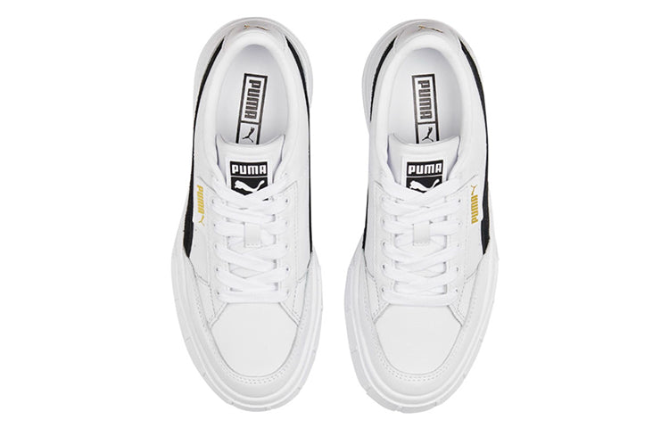 (WMNS) PUMA Mayze Stack 'White Black' 384363-04