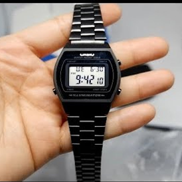 CASIO Waterproof Quartz Sports Analog Mens Black Digital B640WB-1A