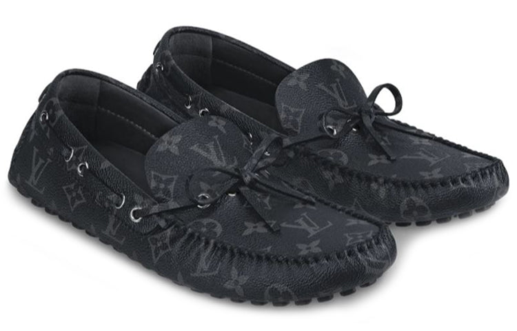 LOUIS VUITTON Arizona Moccasin Loafers 'Black' 1A441H