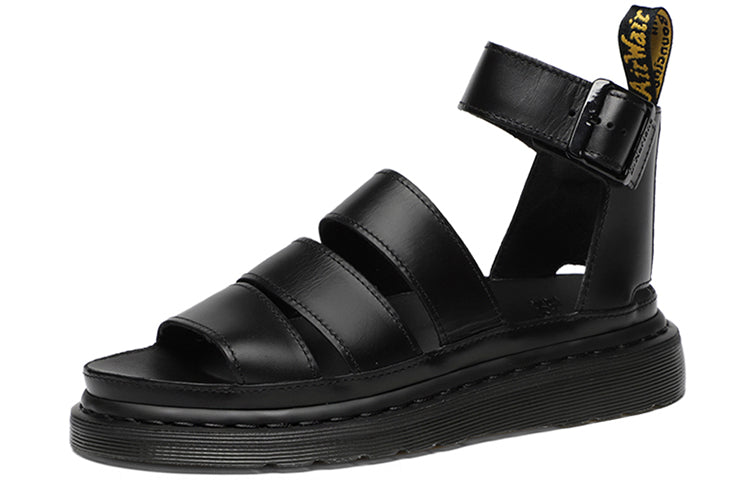 (WMNS) Dr. Martens Vintage Platform Hollowed Sandal Black 24477001