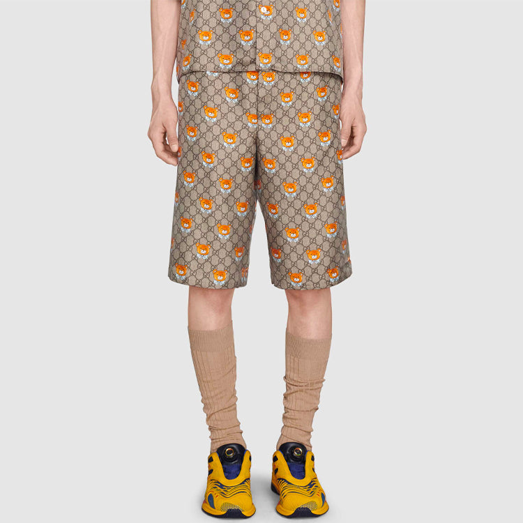 Gucci x Kai GG Silk Shorts 'Beige Brown' 660286-ZAG1O-2233