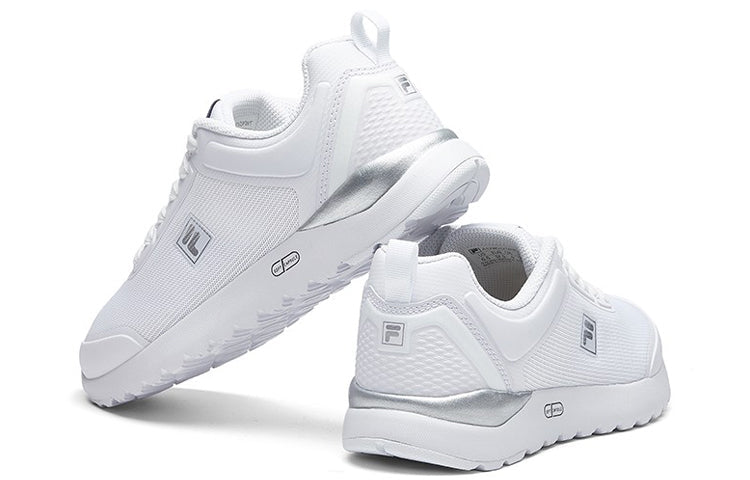 (WMNS) FILA Fpf Series Running Shoes GS White/Silver A12W012103FWT