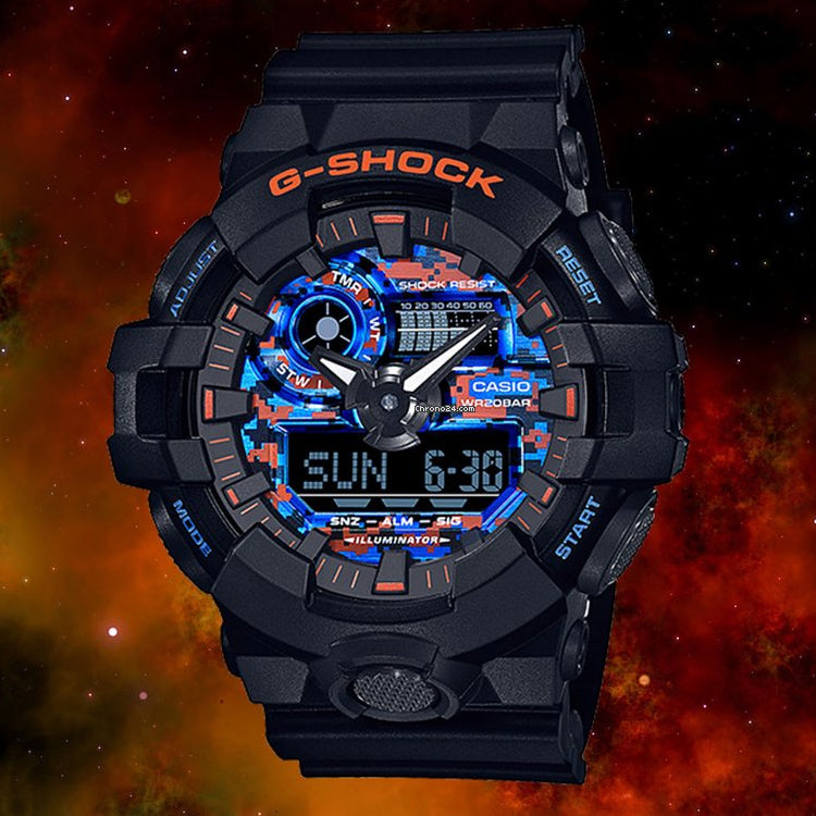 CASIO G-Shock Analog-Digital 'Black' GA-700CT-1ADR
