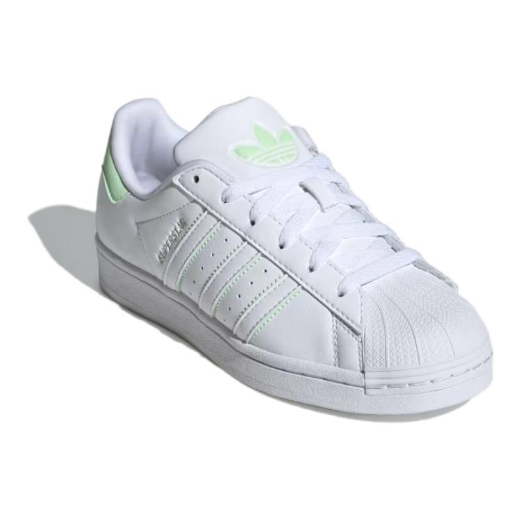 (GS) adidas Superstar 'White Semi Green Spark' IE0270
