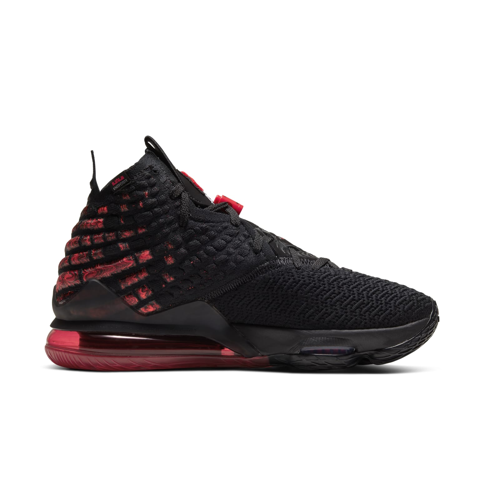 Nike LeBron 17 EP 'Infrared VI 'Black White University Red' BQ3178-006