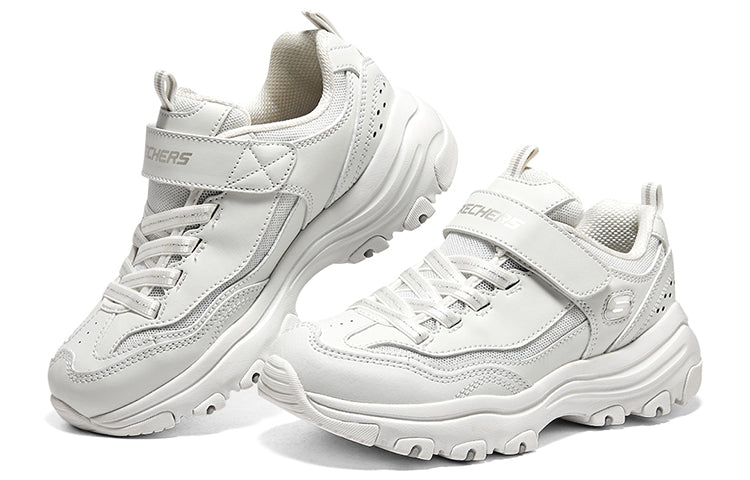 (GS) Skechers D'lites 1.0 Chunky Shoes 'White' 8701649L-WSL