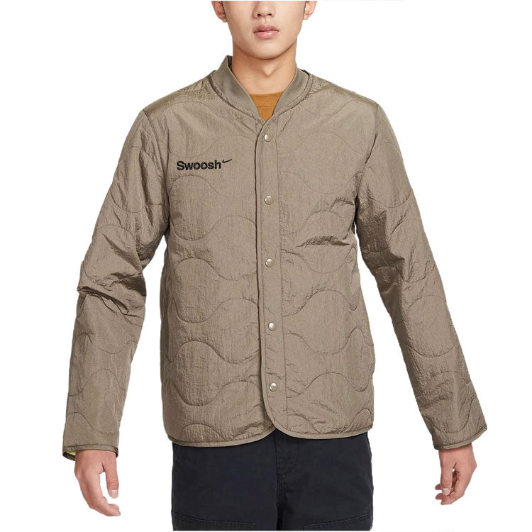 Nike NSW swoosh padded jacket 'Brown' FB1909-031
