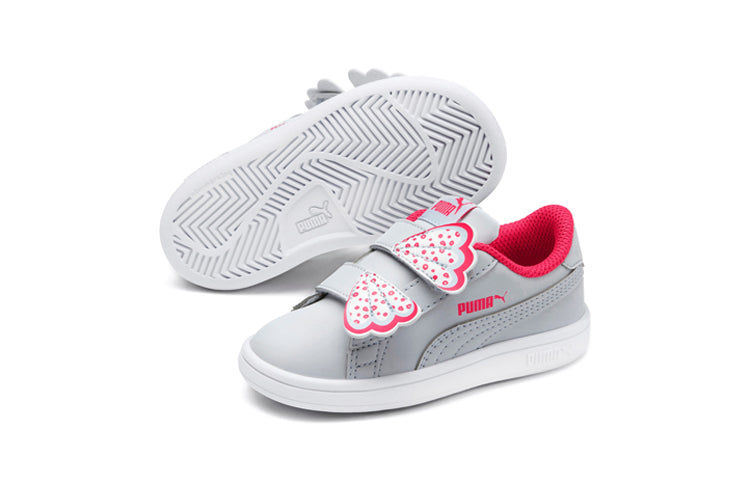 (TD) PUMA Smash v2 Butterfly AC Sneakers Grey/Red 370096-04