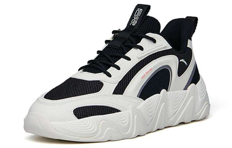 ANTA Fashion Series Sneakers 'Black White' 112228051-2