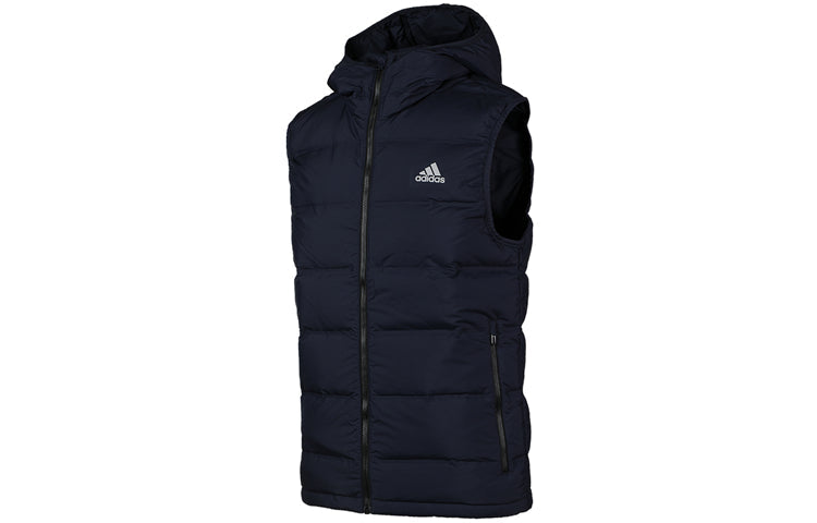 adidas Outdoor protection against cold Stay Warm hooded Down Vest Blue DZ1393