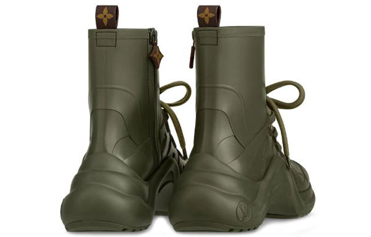 (WMNS) LOUIS VUITTON LV Archlight Rain Boots Green 1A67BE