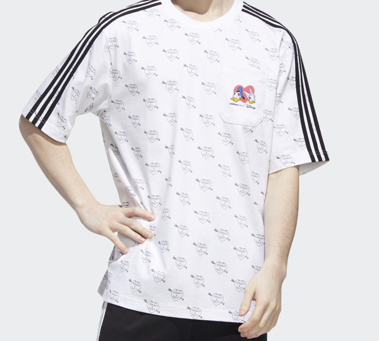 adidas neo Unisex Disney Round-neck White GJ5639