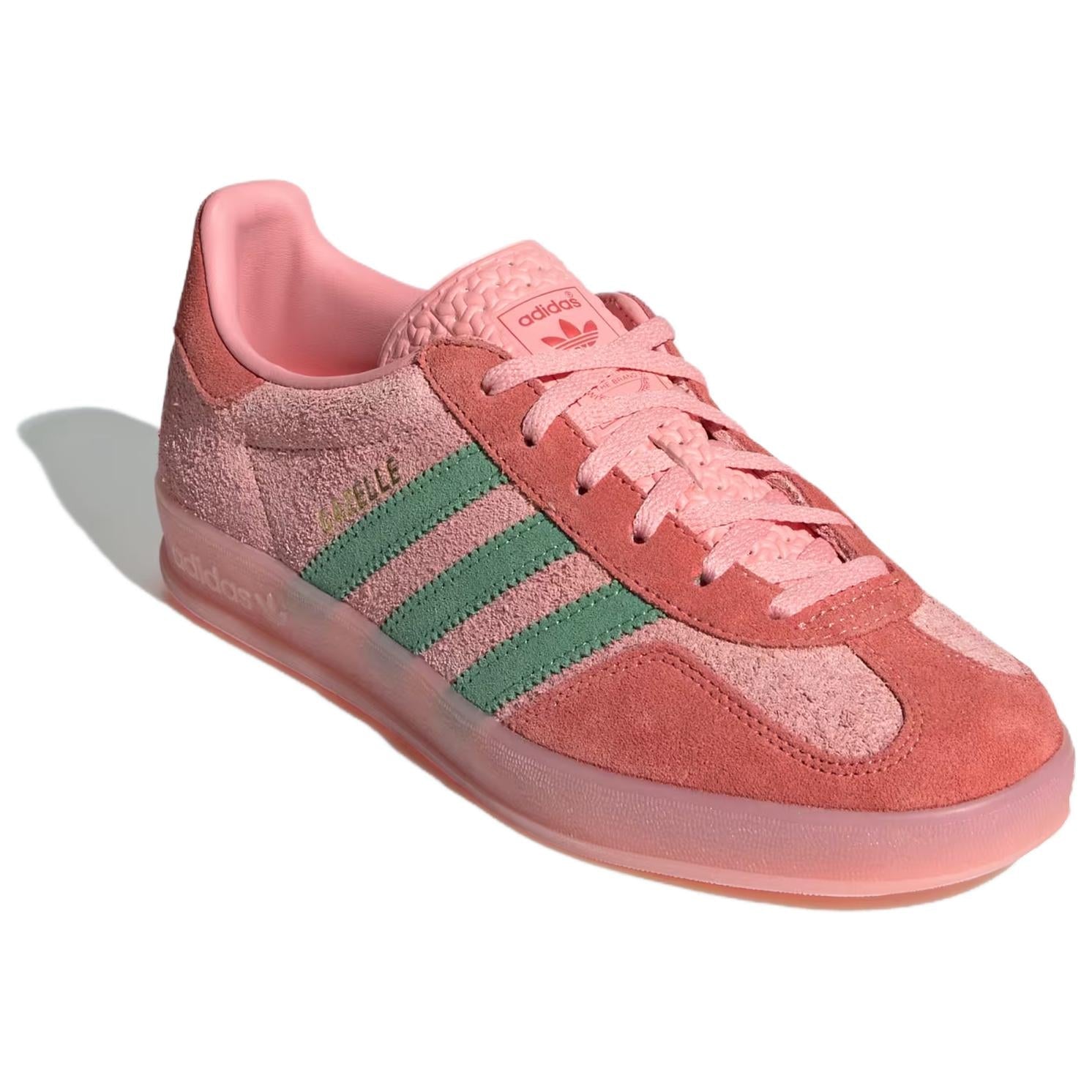 (WMNS) adidas Gazelle Indoor 'Pink Spark Preloved Green' IG6782