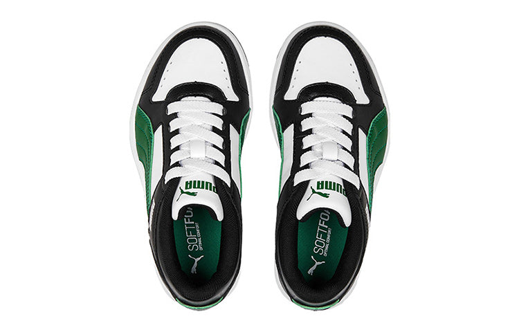 (PS) PUMA Rebound Joy Low 'Black White Green' 381985-13