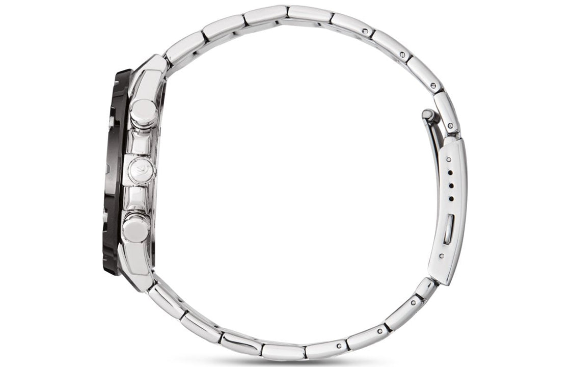 CASIO EDIFICE Stainless Steel Strap Mens Black Analog EFR-569DB-1AVUEF