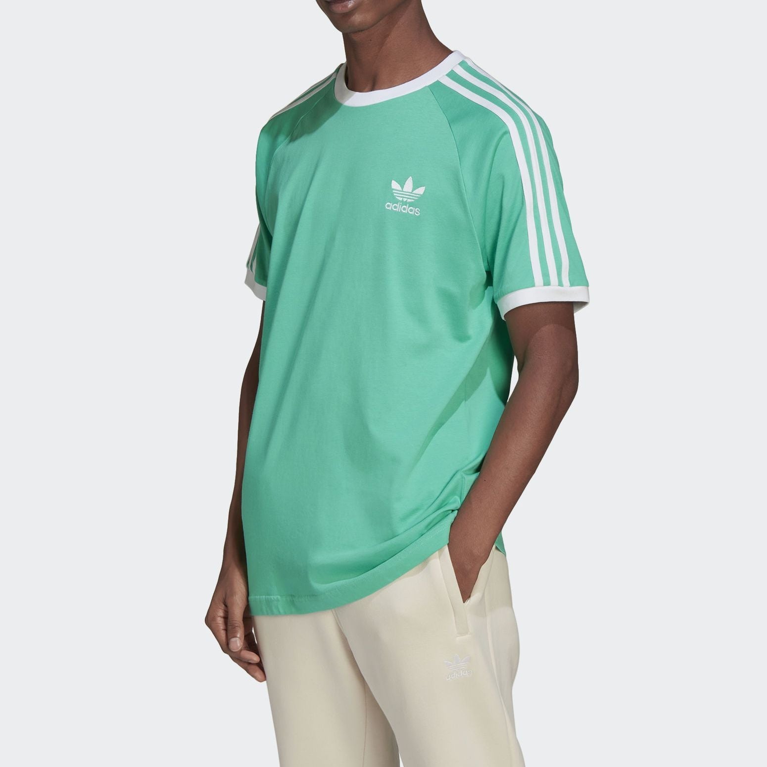 adidas Adicolor Classics 3-Stripes T-shirt 'Hi-Res Green' HE9549