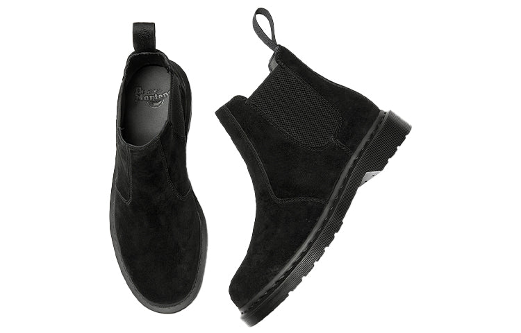 Dr. Martens 2976 Black Suede Chelsea Boots 'Black' 25697001