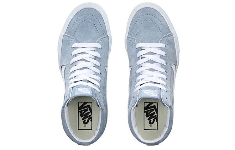 Vans PIG Suede SK8-HI Skate High Sneakers shoes Light Blue VN0A4BV6V4Z