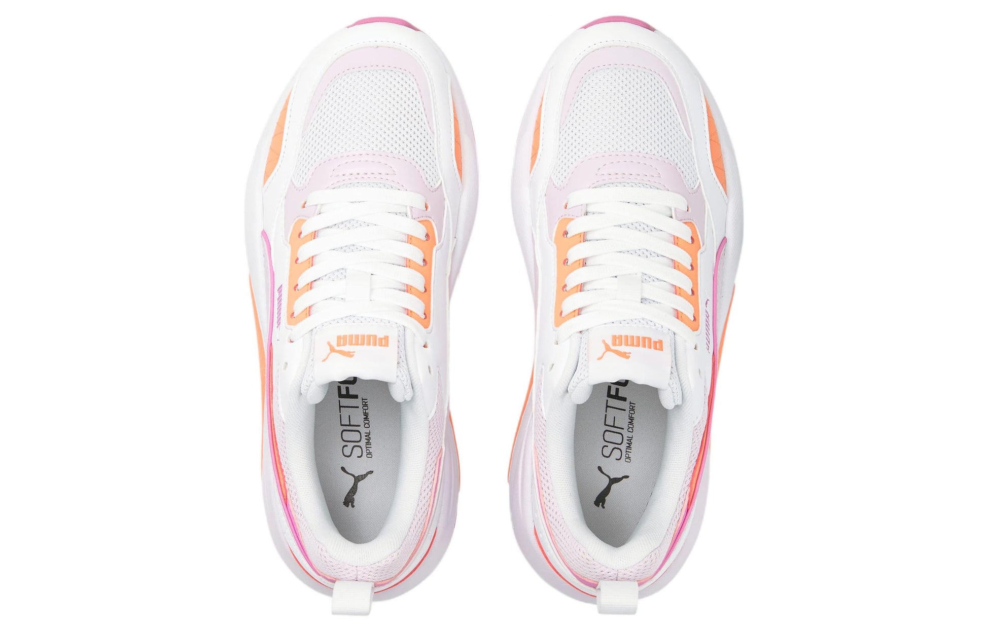 (WMNS) PUMA X-Ray 2 Square 'White Lavender Peach Pink' 373108-45