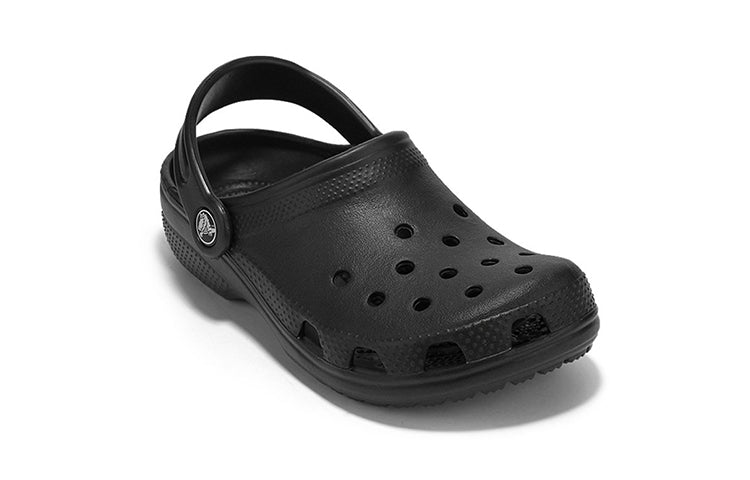 (PS) Crocs Classic Minimalistic Casual Outdoor Beach Black Sandals 204536-001