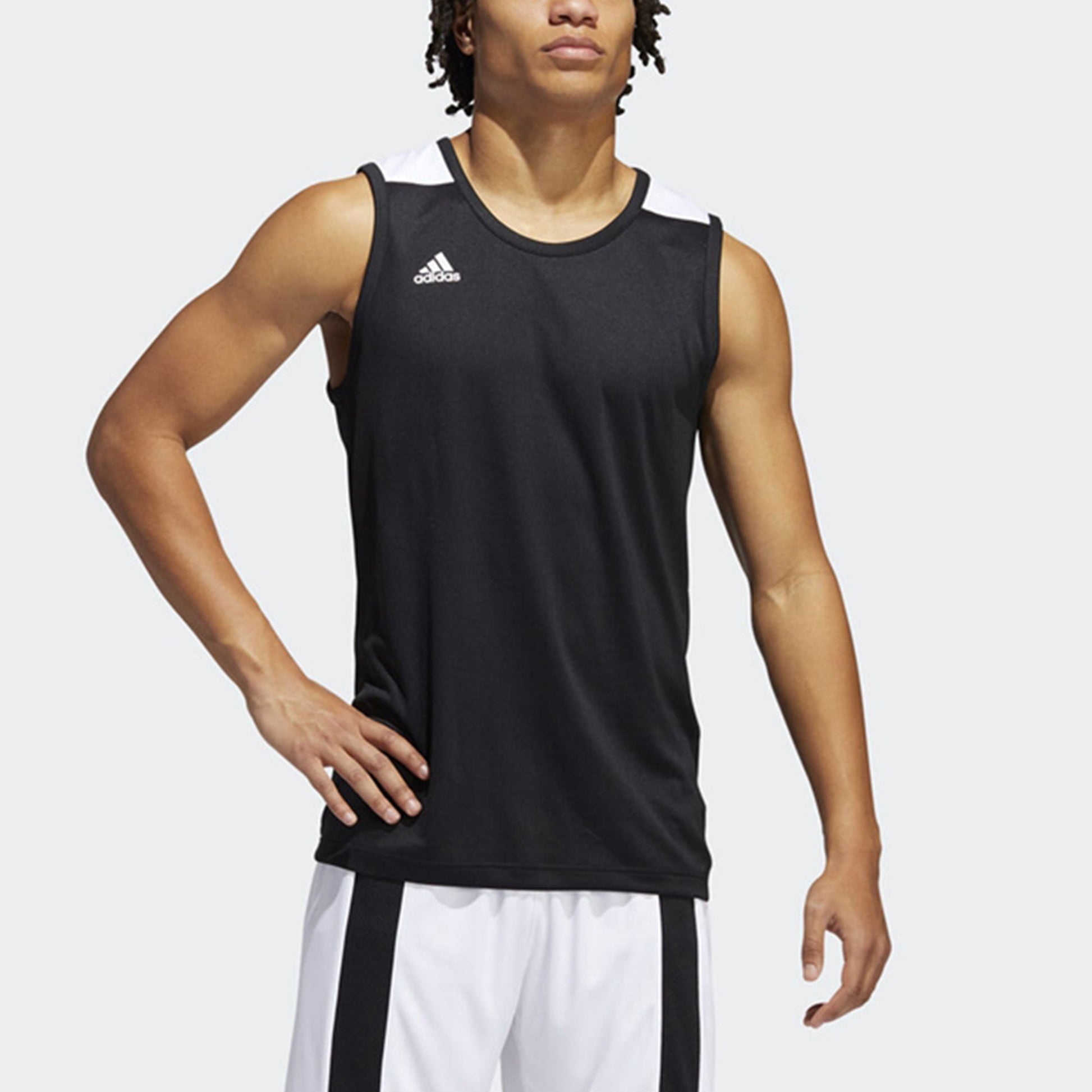 adidas C365 Jrsy Basketball Training Sports Quick Dry Breathable Vest Black DY6631