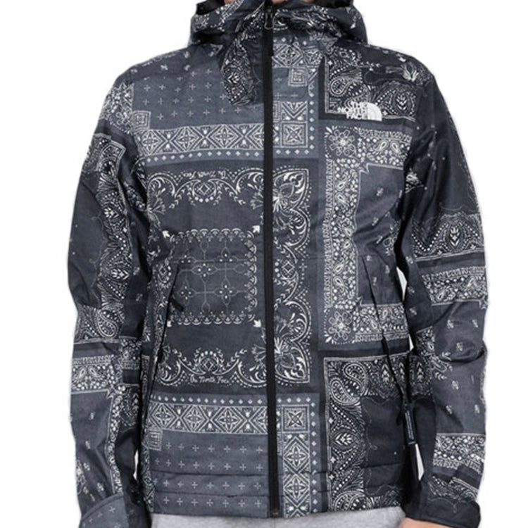 Men's THE NORTH FACE SS20 Full Print cashew Jacket Navy Blue NF0A4NCMLJ7
