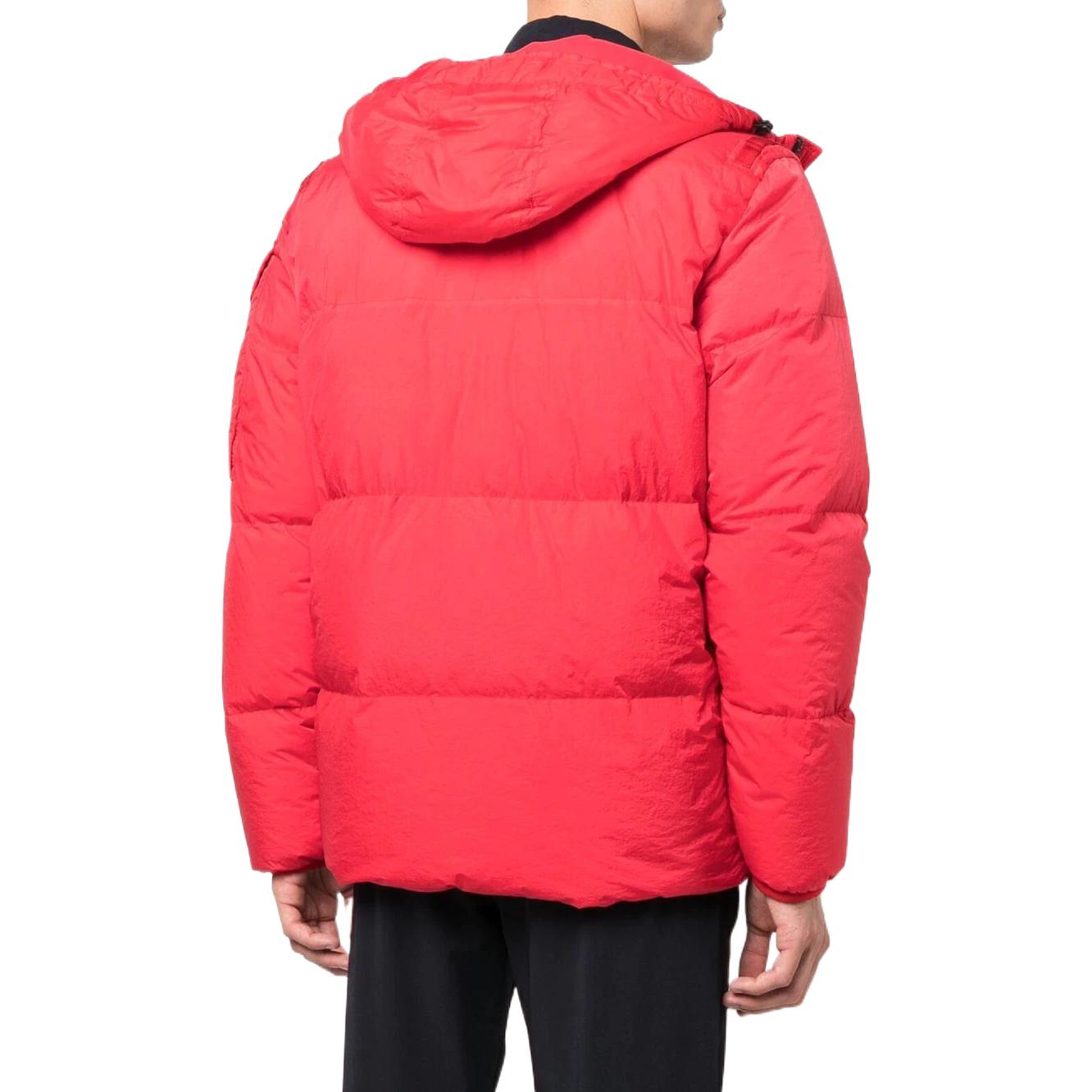 STONE ISLAND Crinkle Reps Down Jacket 'Red' 771540223-V0010