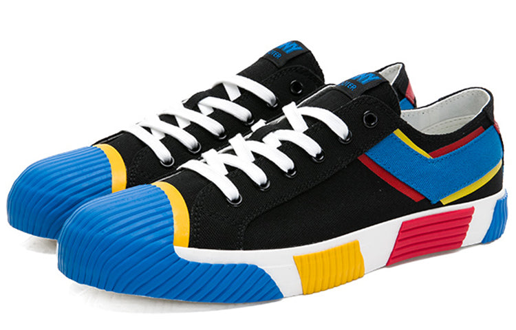 PONY Classic Canvas Shoes Black/Blue 02M1SH18BK