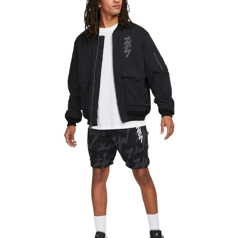 Nike Solid Color Pocket aviator Jacket Black DJ5867-010