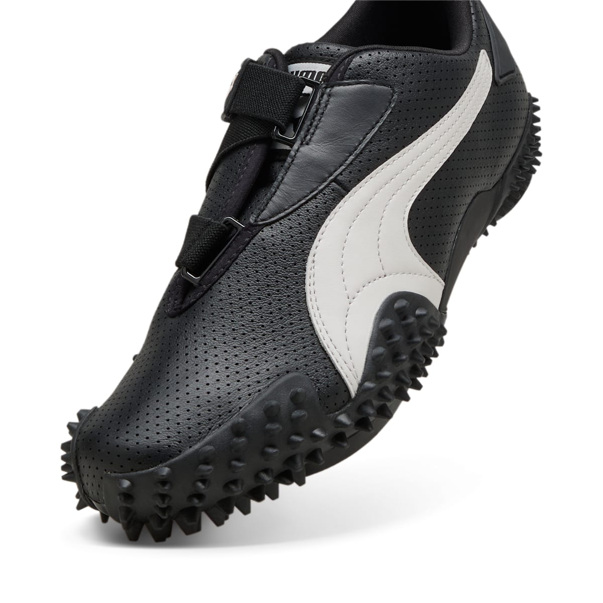 PUMA Mostro Perforated Leather 'Black White' 397331-02