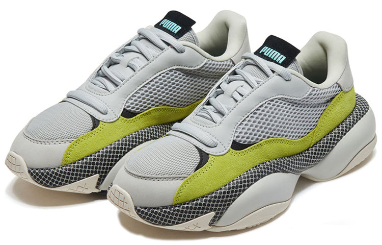 PUMA Alteration Blitz Low Top Gray 'Grey Yellow' 370931-04