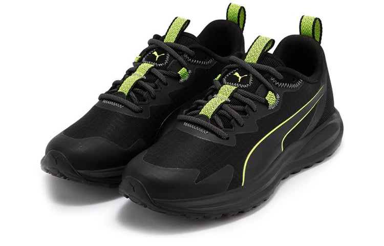 PUMA Twitch Runner Trail 'Black Lime Squeeze' 376961-01
