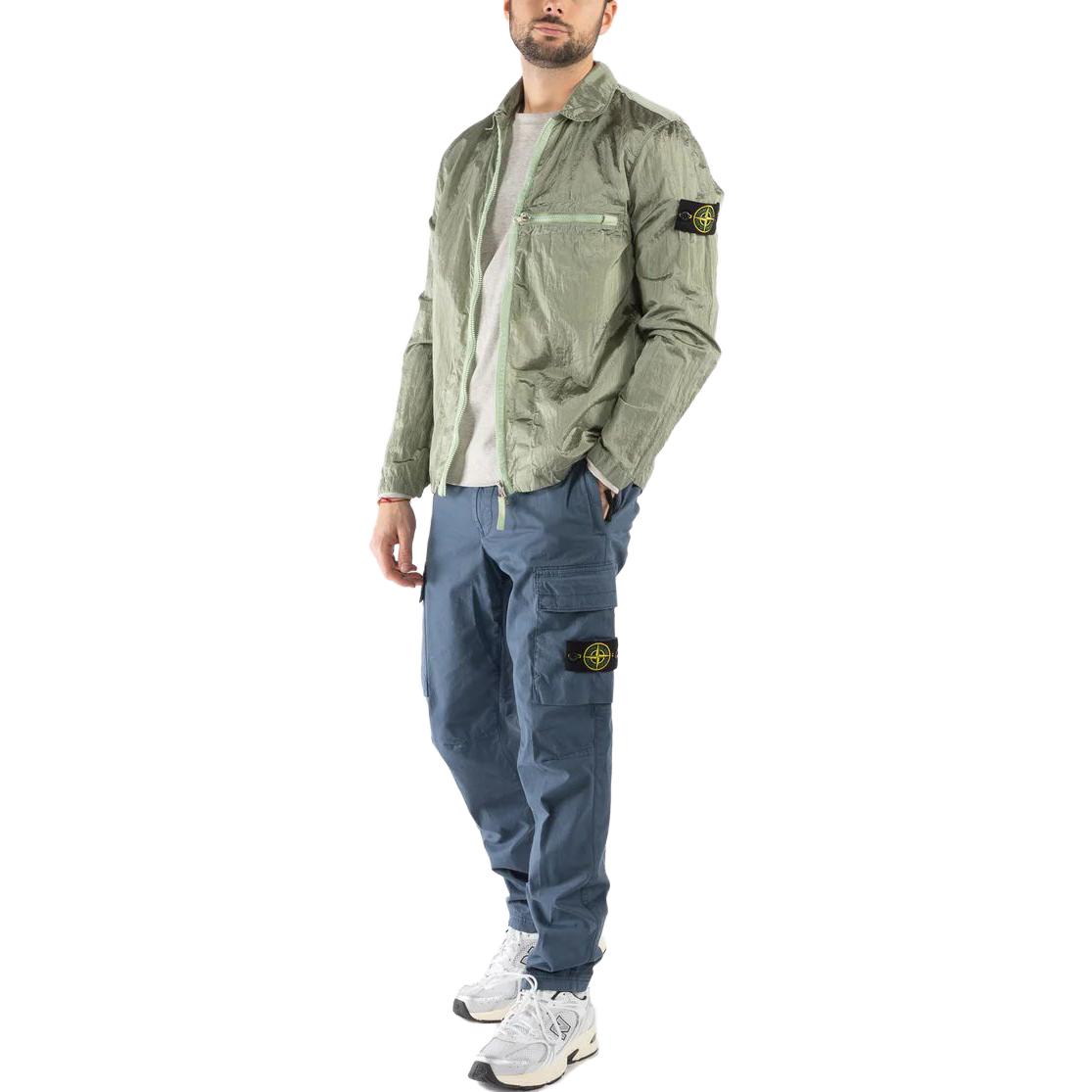 STONE ISLAND Compass Patch Zip Up Jacket 'Green' 781510919-V0052