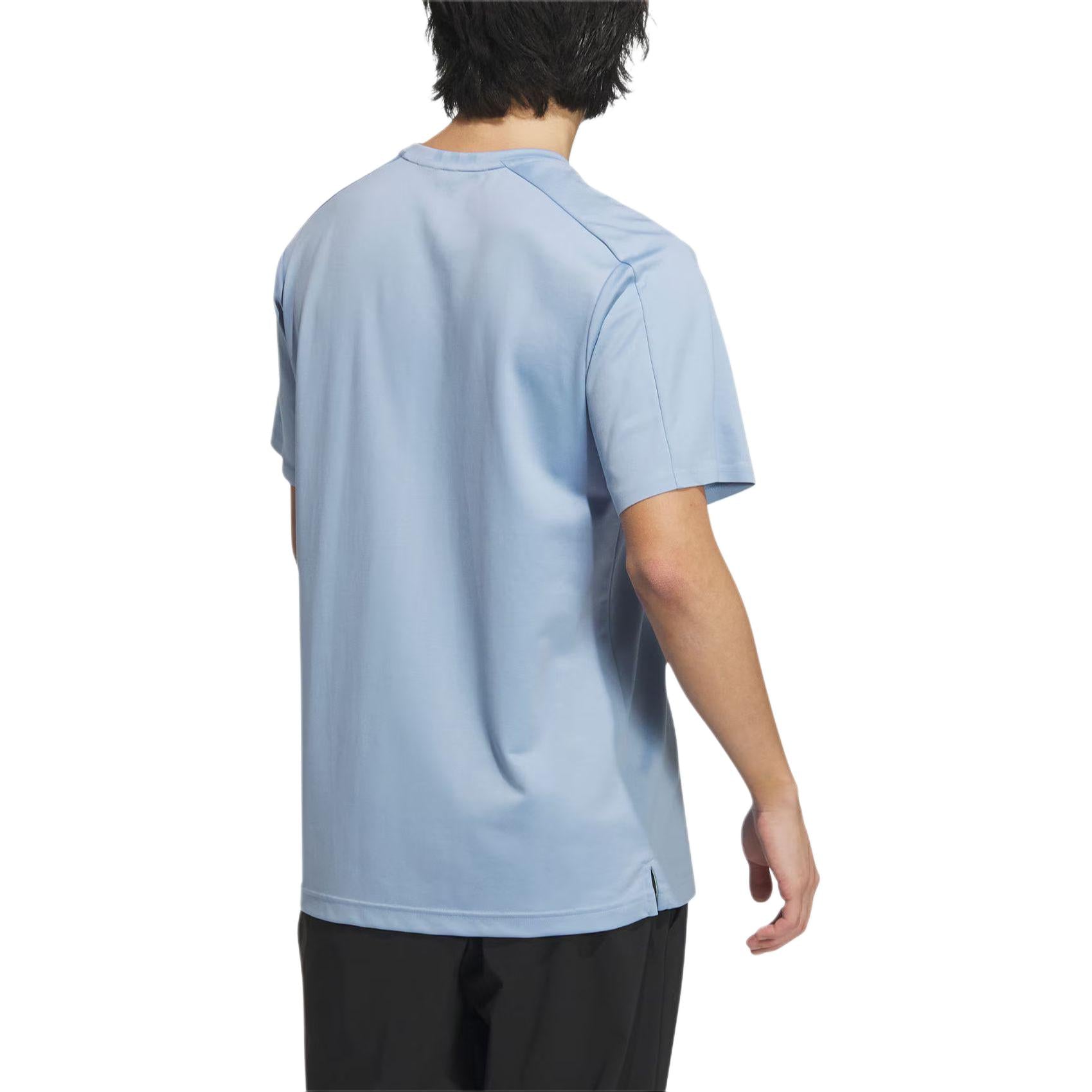 adidas Sport Casual Cooling Solid Color Crew Neck T-Shirt Asia Sizing 'Teal' JD5224