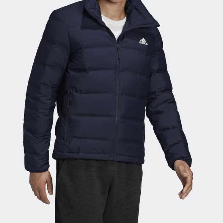 adidas Helionic 3s Jkt Outdoor Down Jacket Navy Blue DZ1445