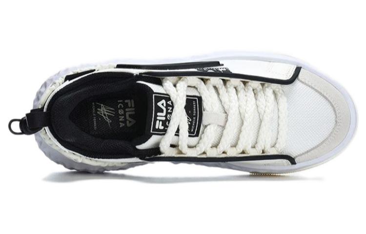 (WMNS) Fila Viva 'White Black' F12W323201FSW
