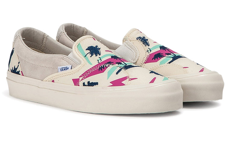 Vans CLASSIC SLIPON BRICOLAGE LX 'EMBROIDERED PALM' VN0A45JXVM41