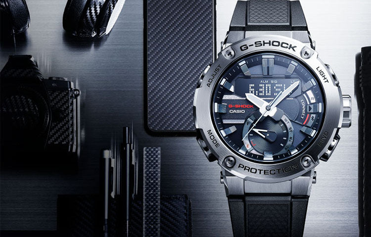 CASIO G-Shock G-Steel 'Black Silver' GST-B200-1A