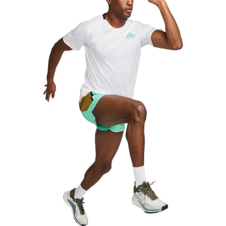 Nike Trail Solar Chase Dri-FIT Short-Sleeve Running Top 'White' DV9305-100