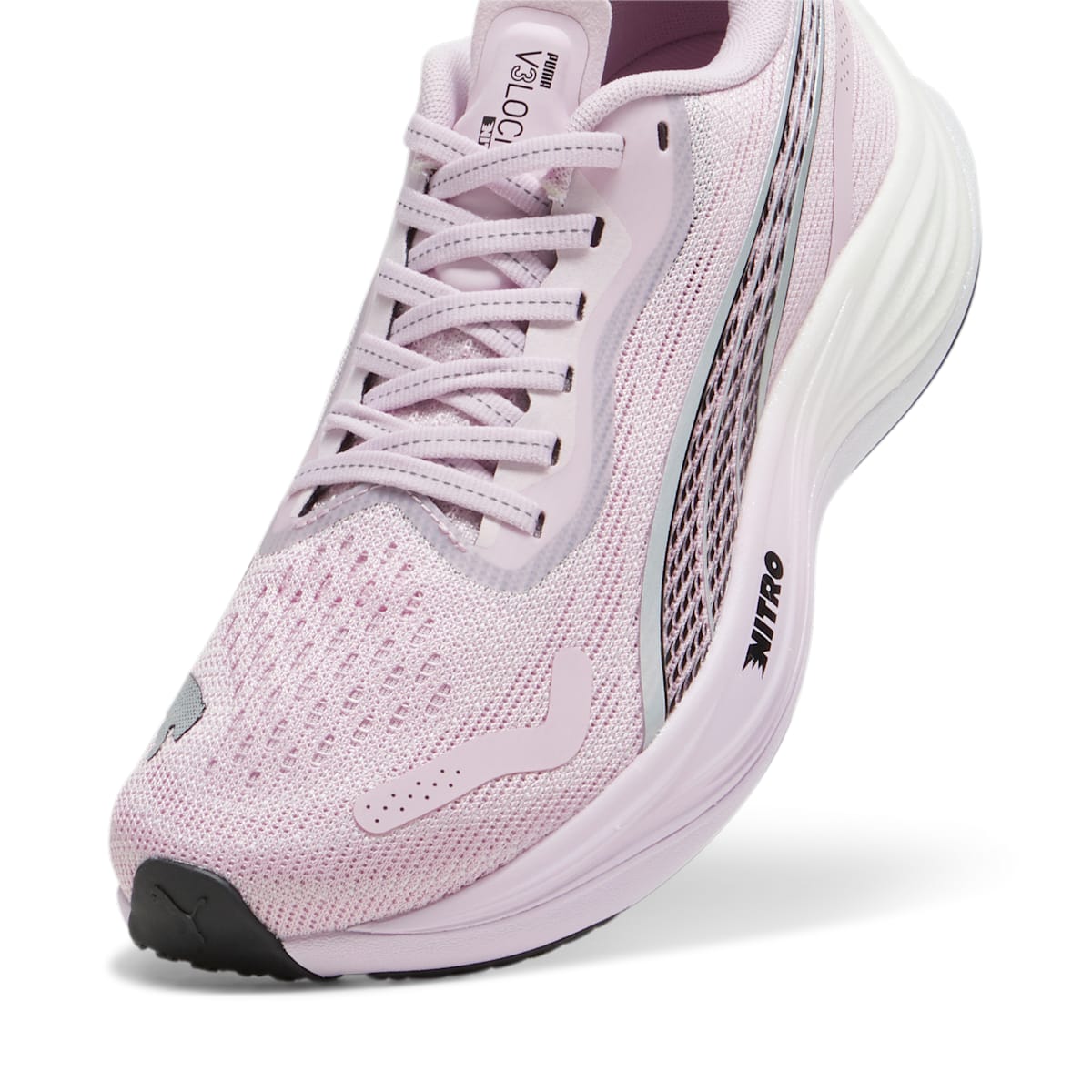 (WMNS) PUMA Velocity Nitro 3 Radiant 'Grape Mist Black' 379610-01