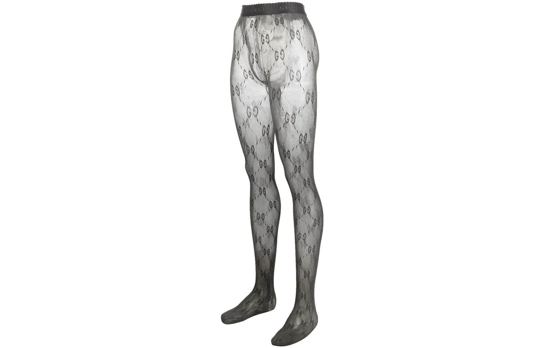(WMNS) Gucci Monogram Tights 'Grey' 691619-3GAHR-1281