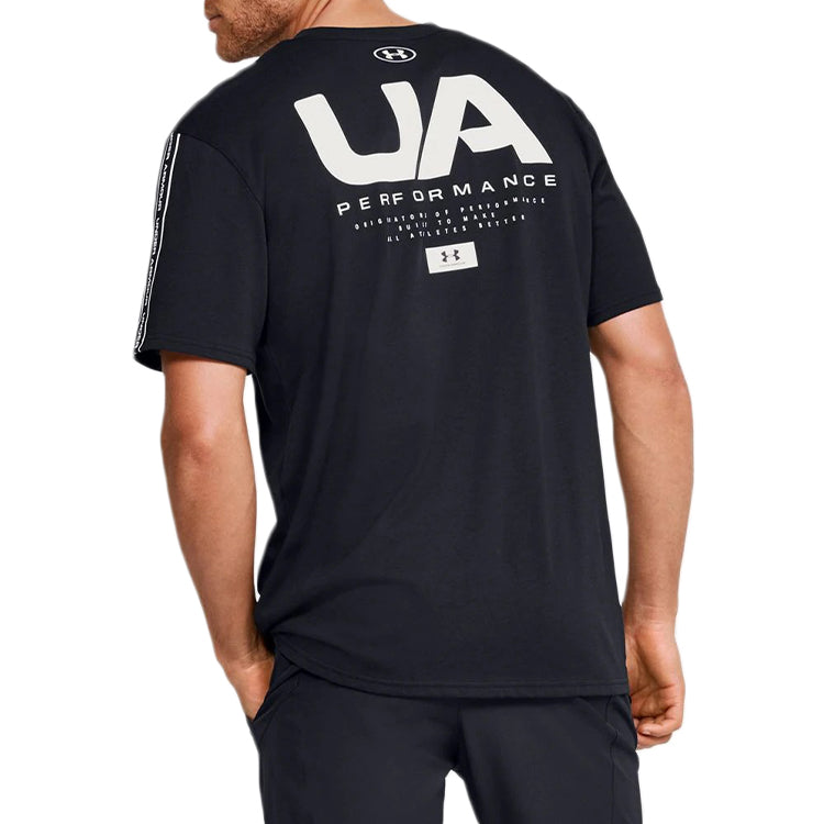 Men's Under Armour Performance Series Training Sports Short Sleeve Black 1351630-001