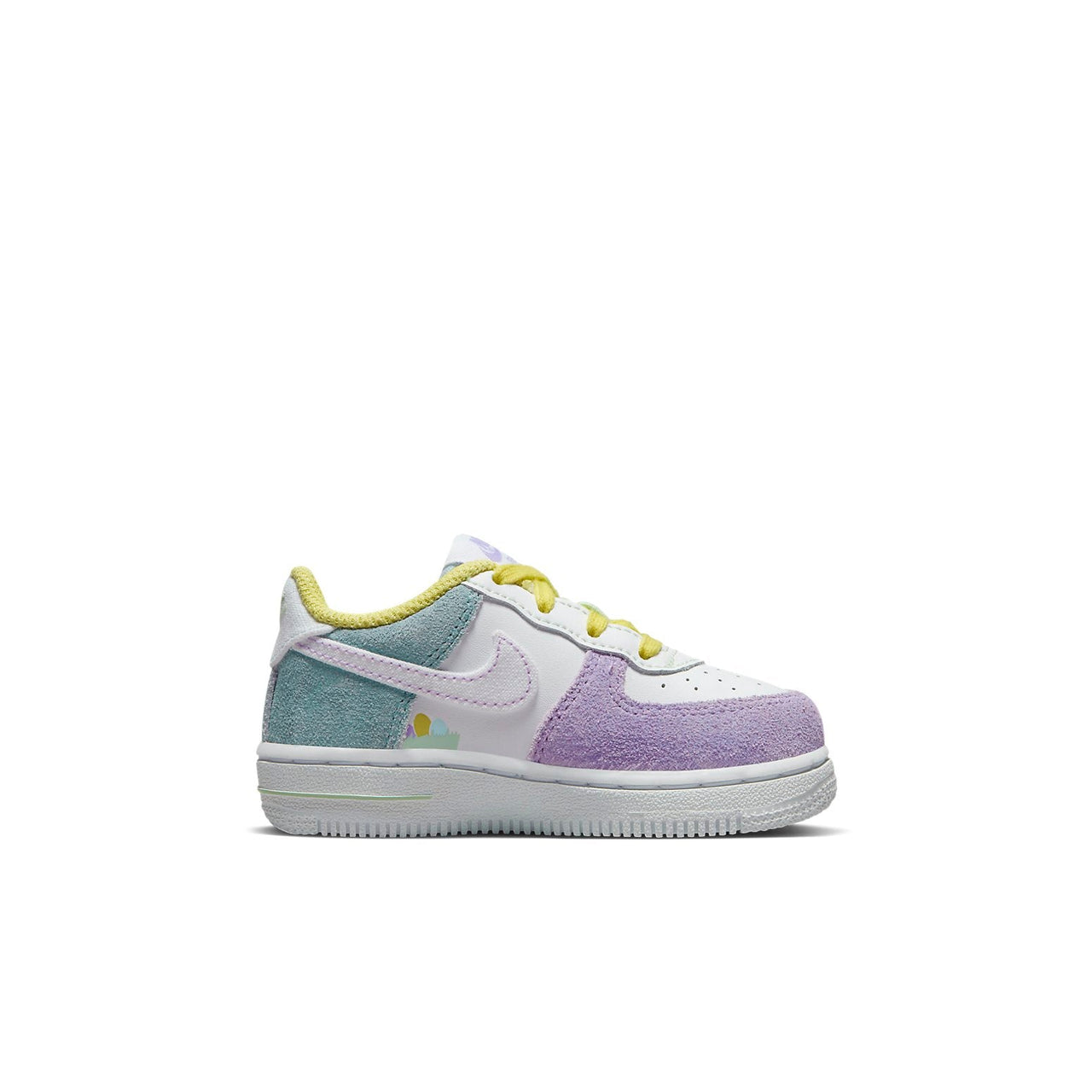 Nike Force 1 LV8 'White Purple Green' DQ8599-100