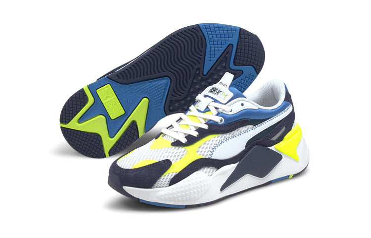 (GS) PUMA RS-X3 Twill 'White Peacoat' 375987-01