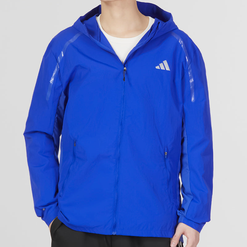 adidas Marathon Warm-Up Running Jacket 'Blue' IB8266