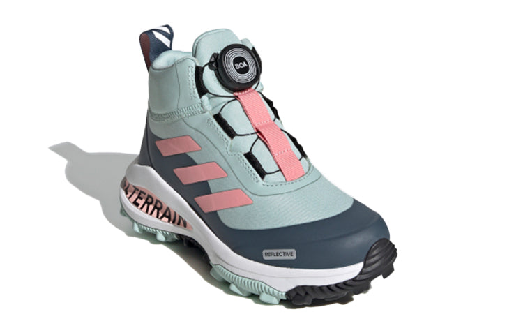 (PS) adidas Fortarun Boa Atr K Green Blue Pink Kid 'Green Blue Pink' FV3478