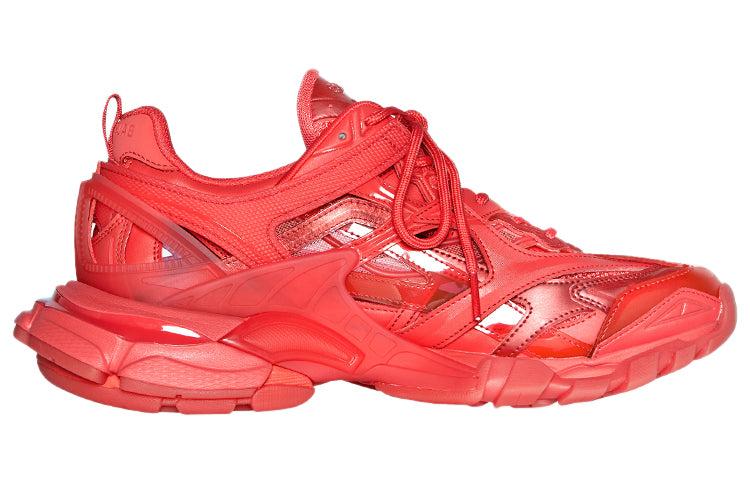 Balenciaga Track 2.0 Sneakers 'Clear Sole Red' 668823W3CT16000