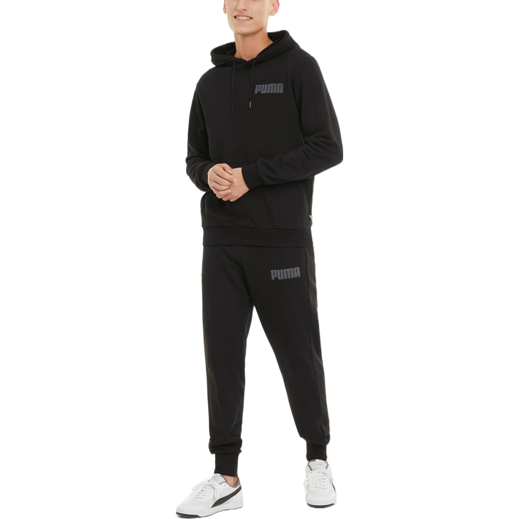 PUMA Modern Basics Hoodie 'Black Grey' 588806