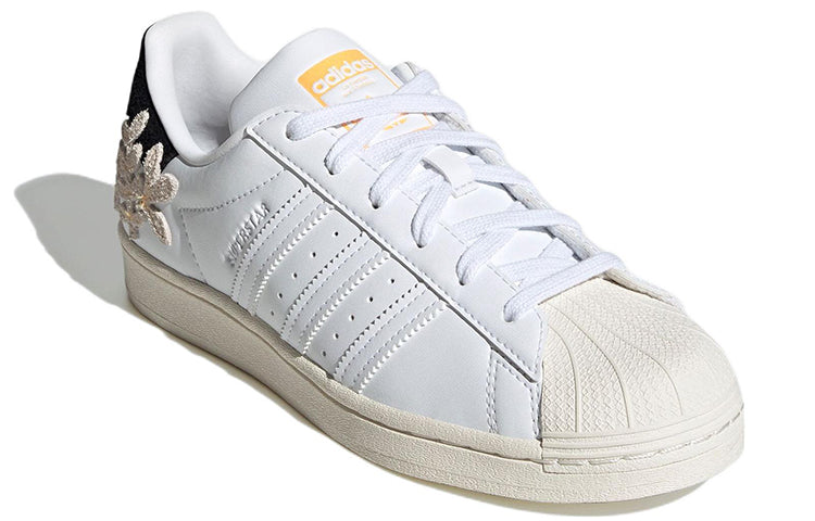 (WMNS) adidas Superstar 'Floral Patches - White Flash Orange' GZ0864